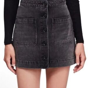 We The Free Super High Rise Black Denim Skirt Size 26

CA959CA